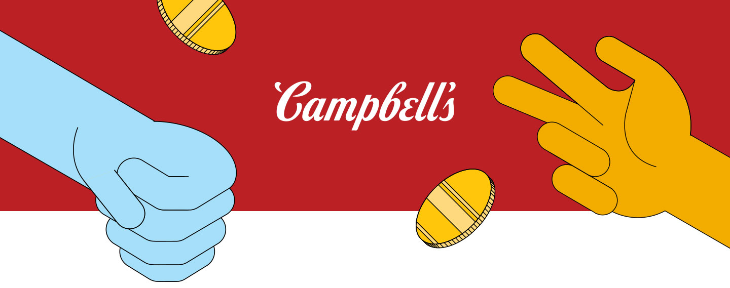 Campbells logo with hands